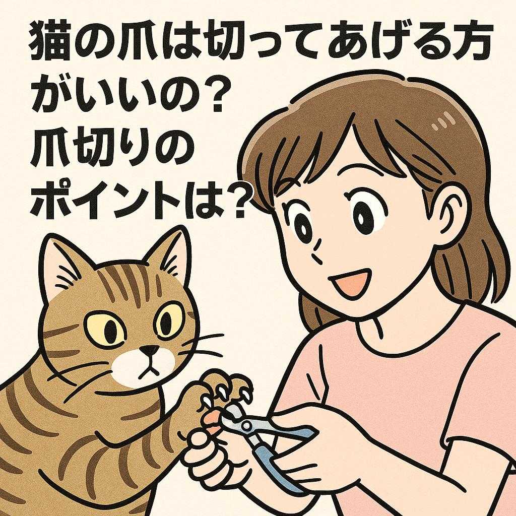 猫の爪は切ってあげる方がいいの？爪切りのポイントは？