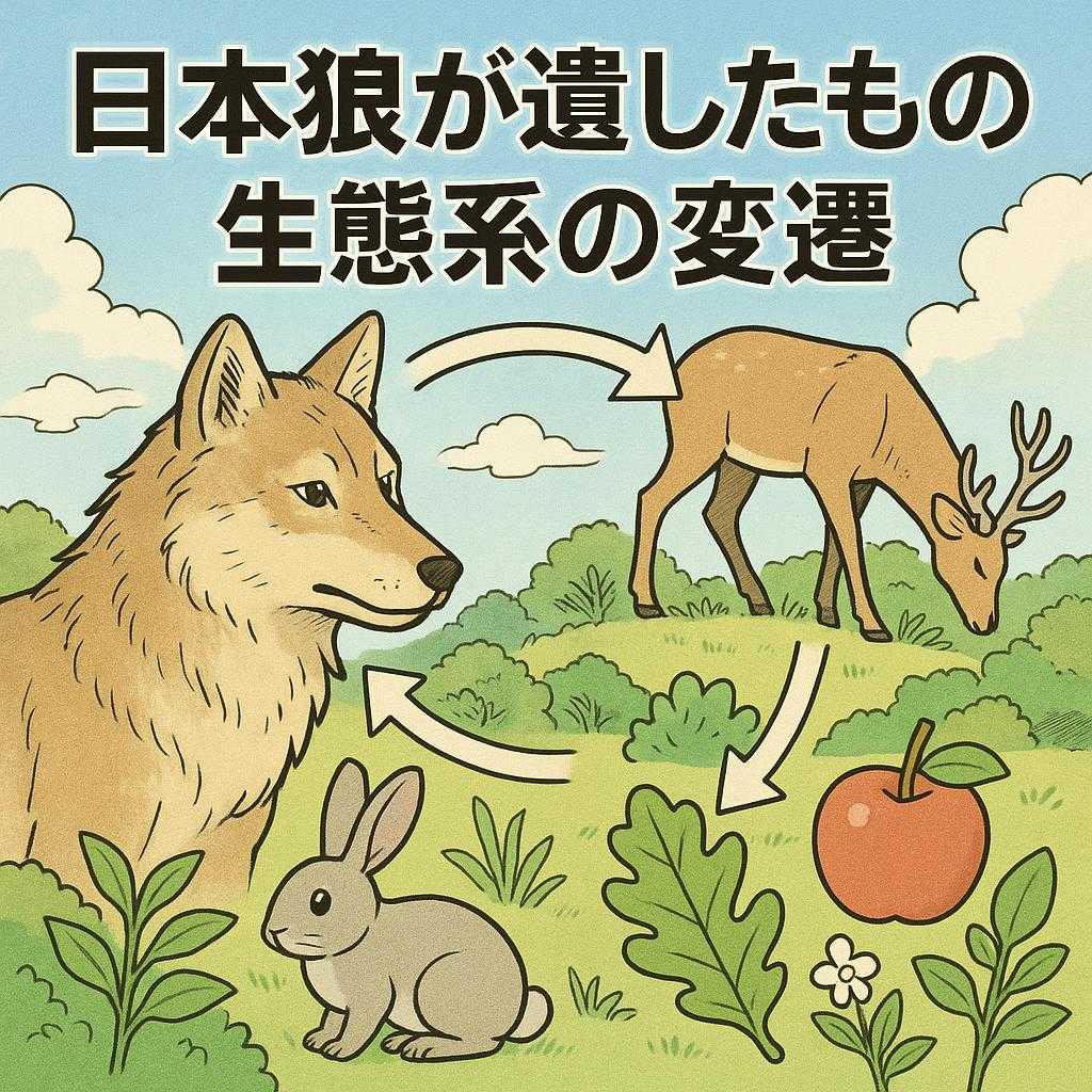 日本狼が遺したもの 生態系の変遷