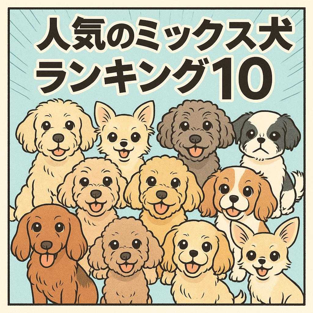 人気のミックス犬ランキング10