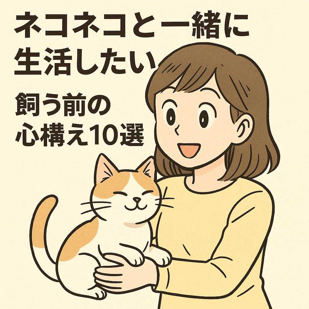 ネコネコと一緒に生活したい　飼う前の心構え10選