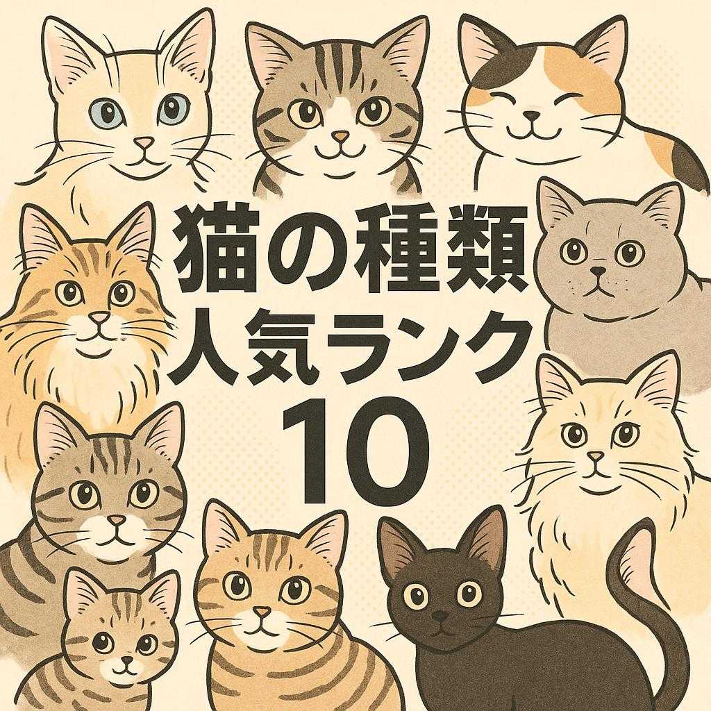 猫の種類人気ランク10