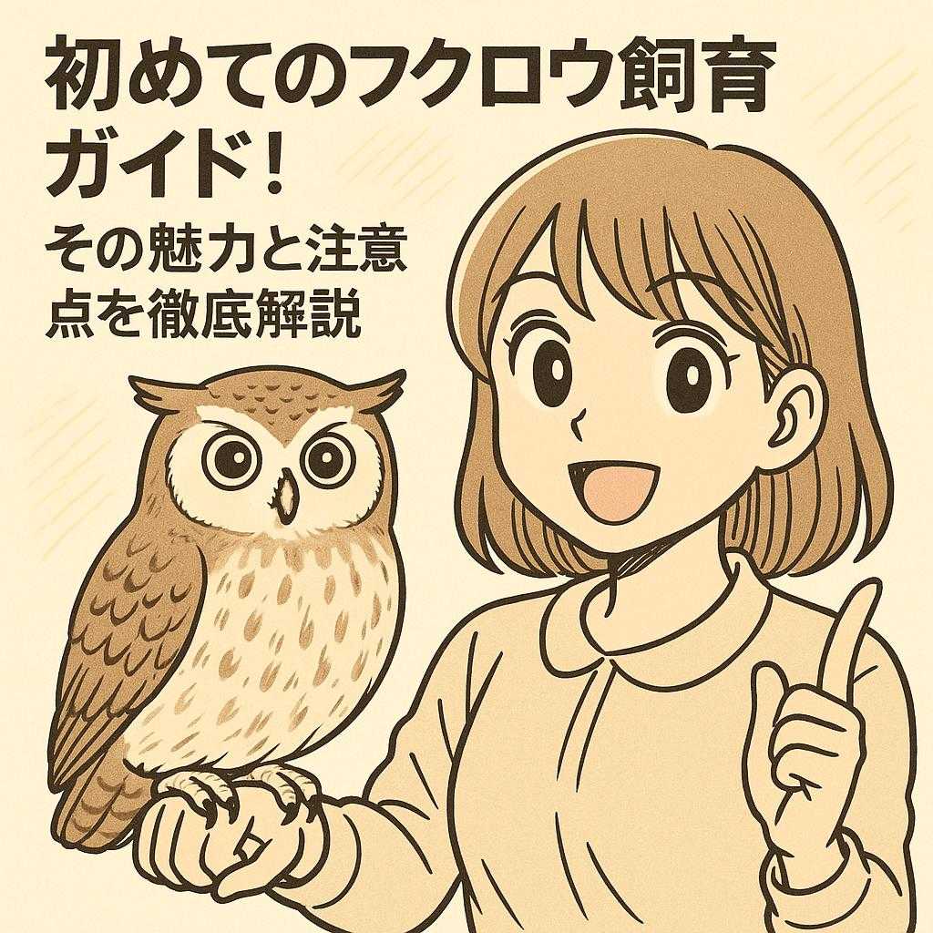 初めてのフクロウ飼育ガイド！その魅力と注意点を徹底解説