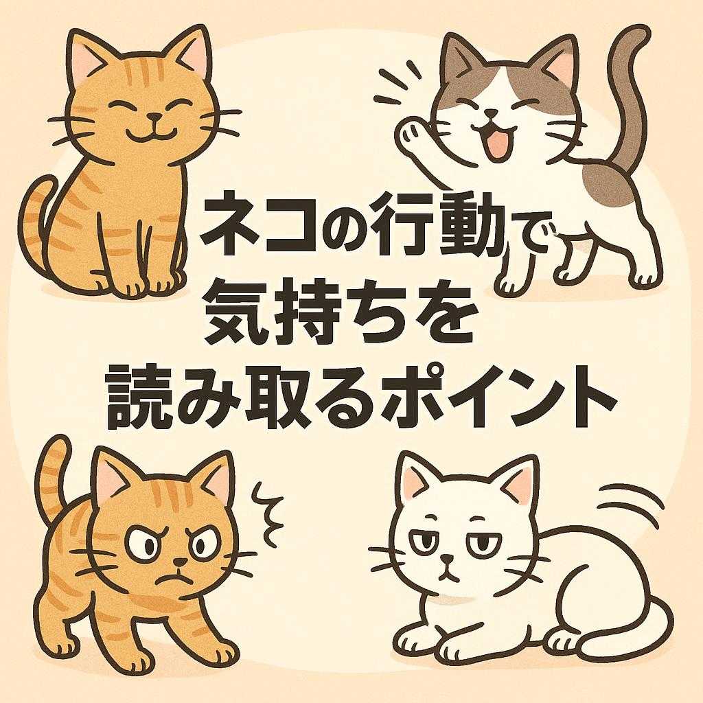 ネコの行動で気持ちを読み取るポイント
