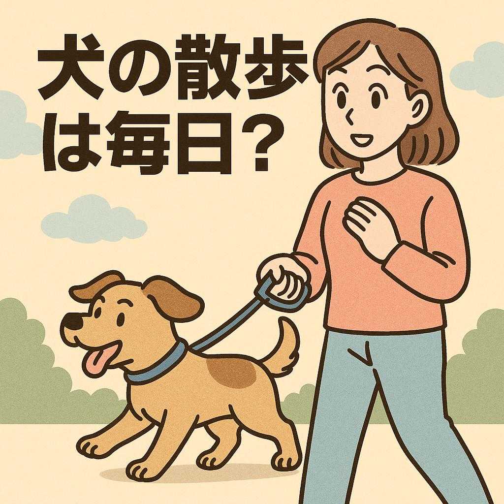 犬の散歩は毎日？