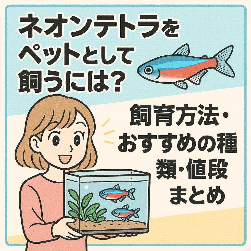 ネオンテトラをペットとして飼うには? 飼育方法・おすすめの種類・値段まとめ