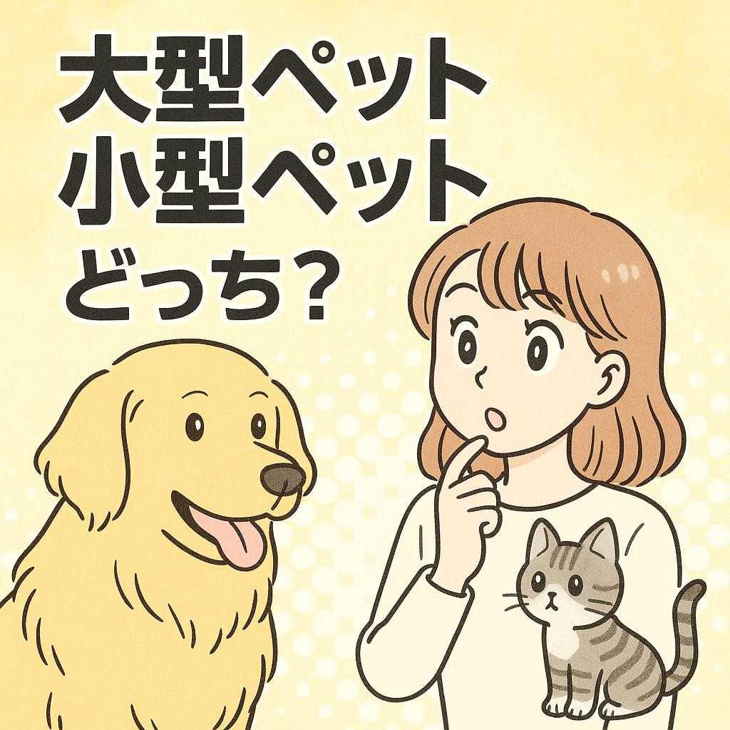 大型ペット小型ペットどっち？