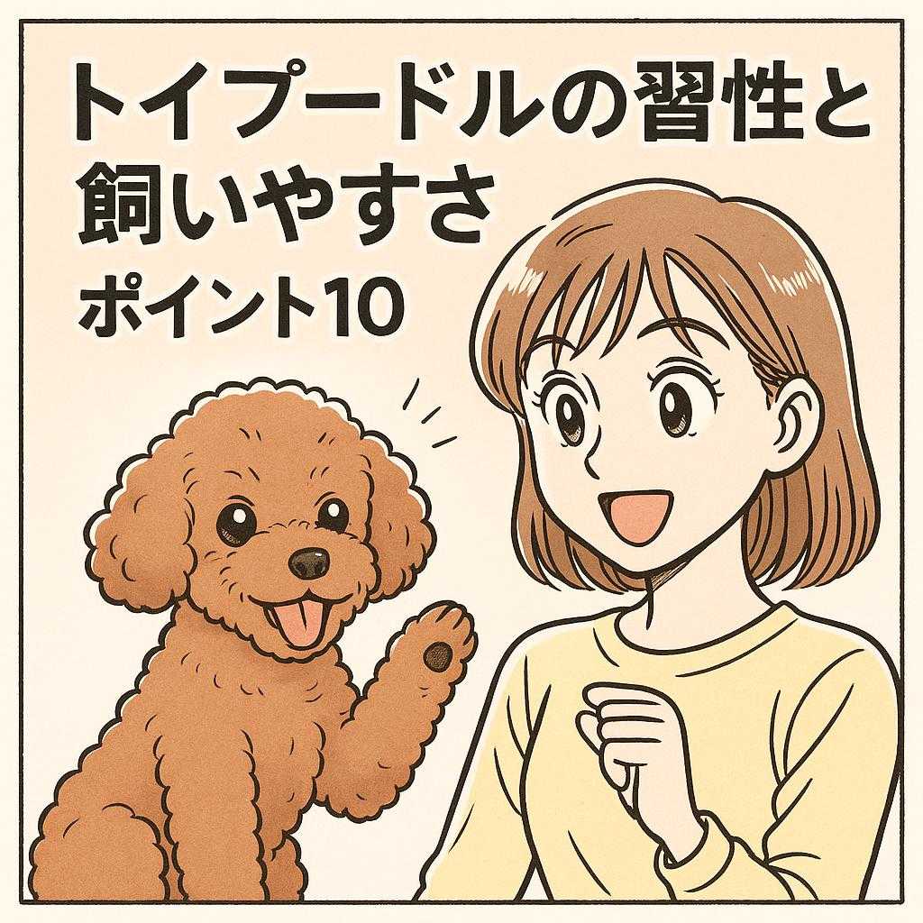 トイプードルの習性と飼いやすさ　ポイント10