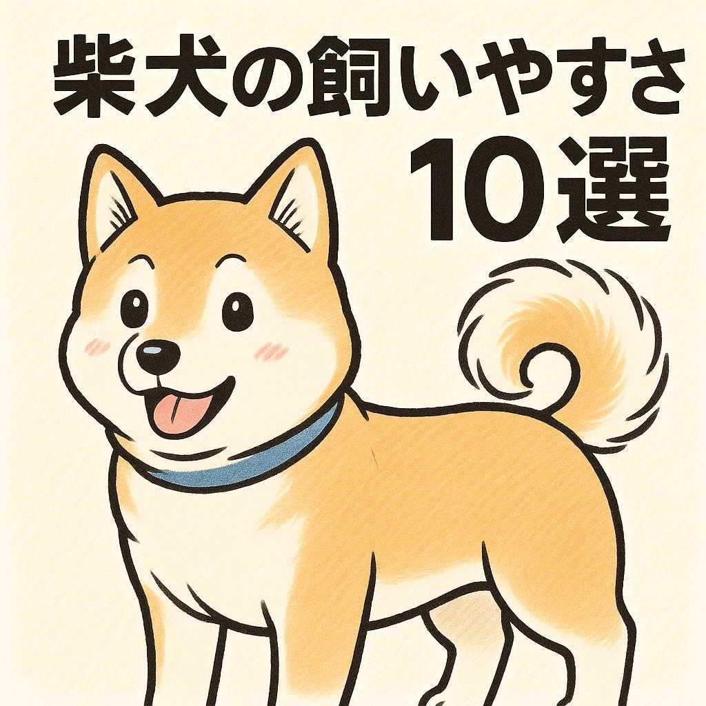 柴犬の飼いやすさ10選