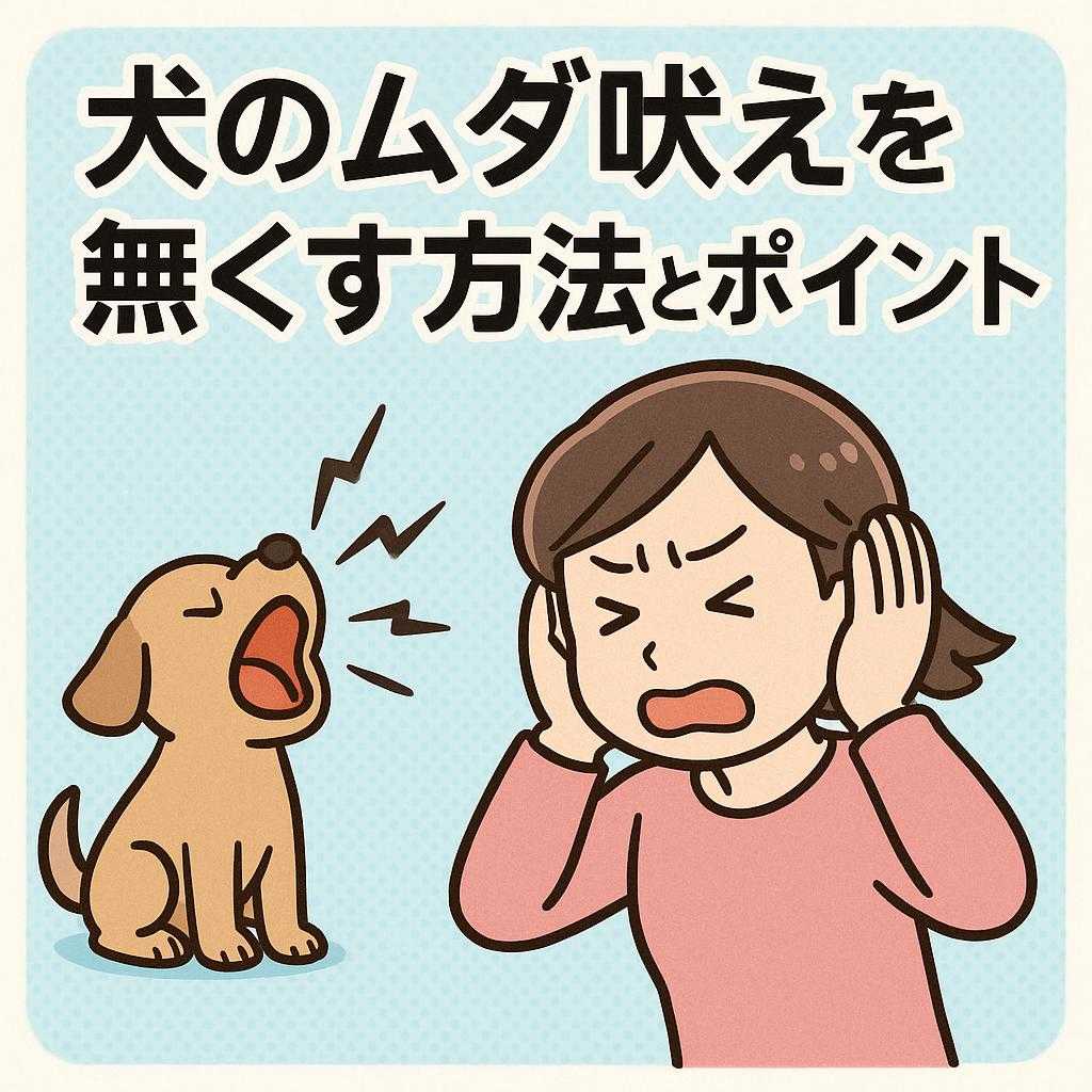 犬のムダ吠えを無くす方法とポイント