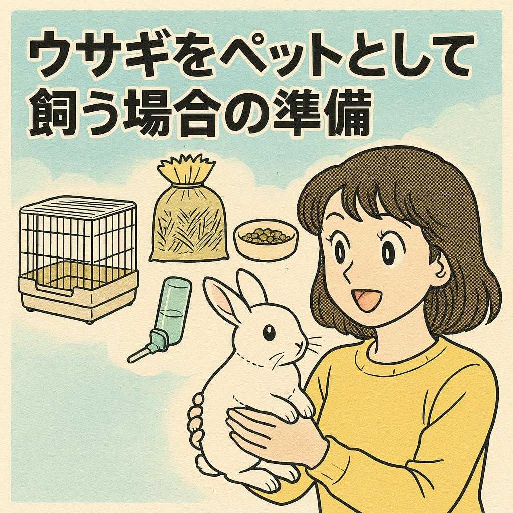 ウサギをペットとして買う場合の準備