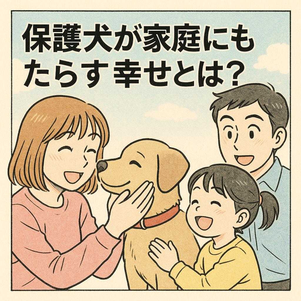 保護犬が家庭にもたらす幸せとは？