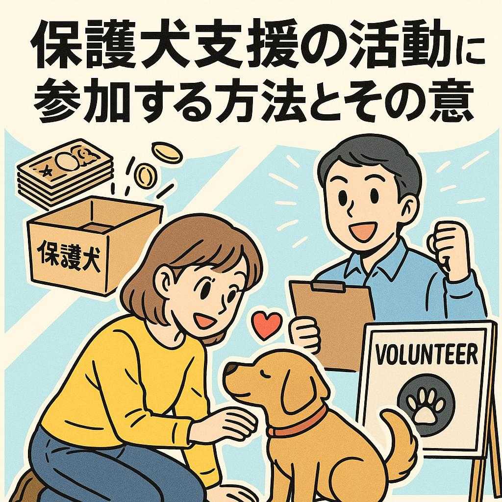 保護犬支援の活動に参加する方法とその意義