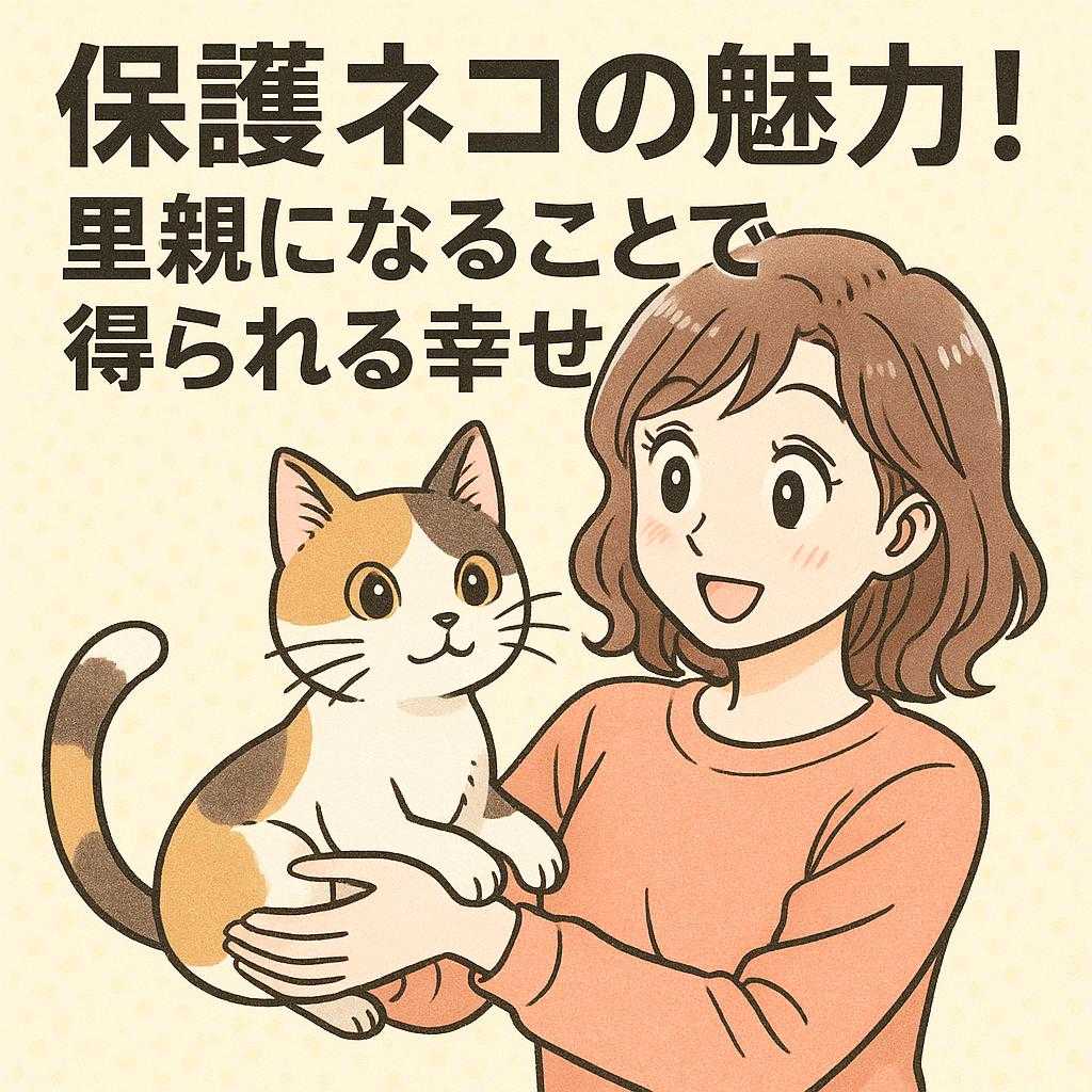 保護ネコの魅力!里親になることで得られる幸せ