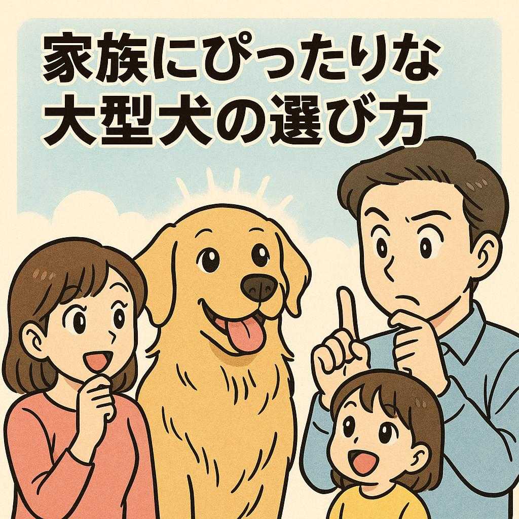 家族にぴったりな大型犬の選び方