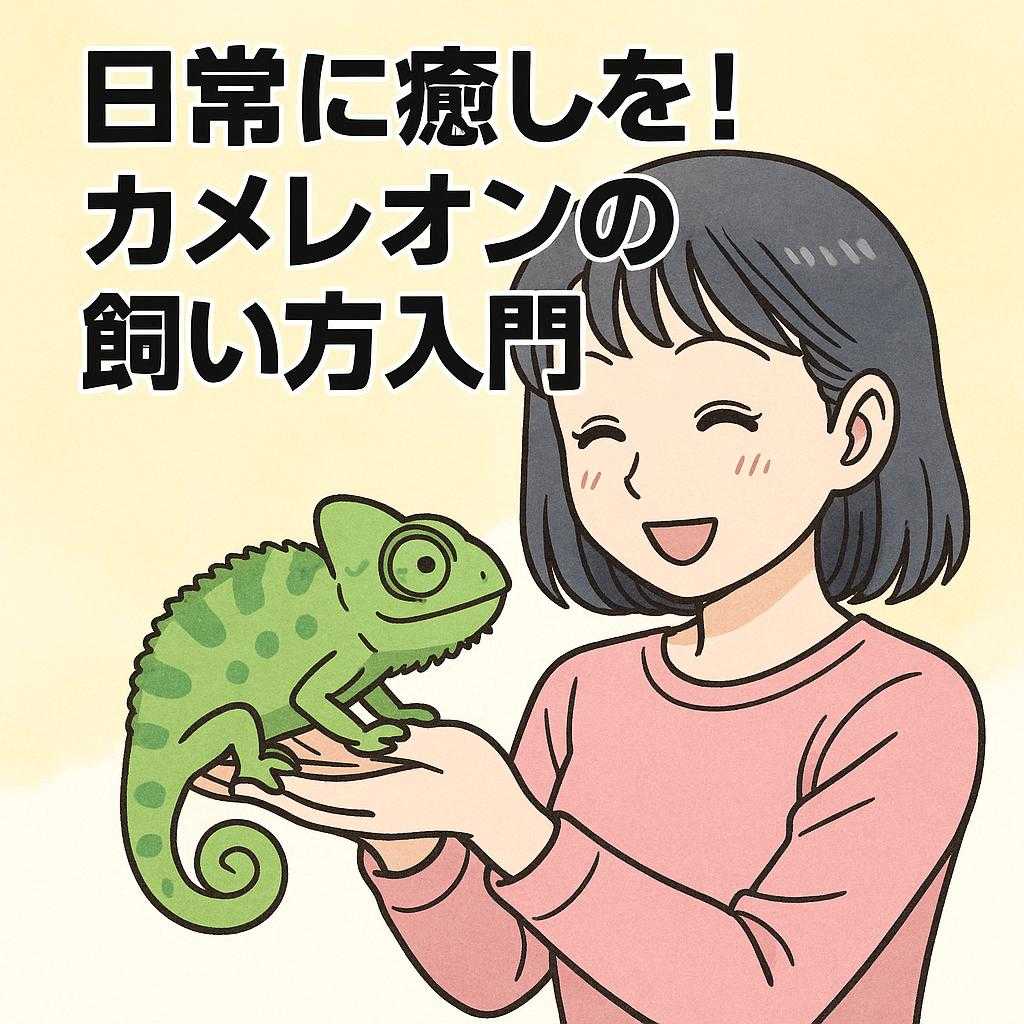 日常に癒しを!カメレオンの飼い方入門