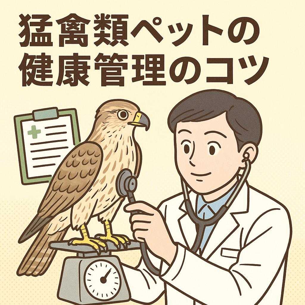 猛禽類ペットの健康管理のコツ