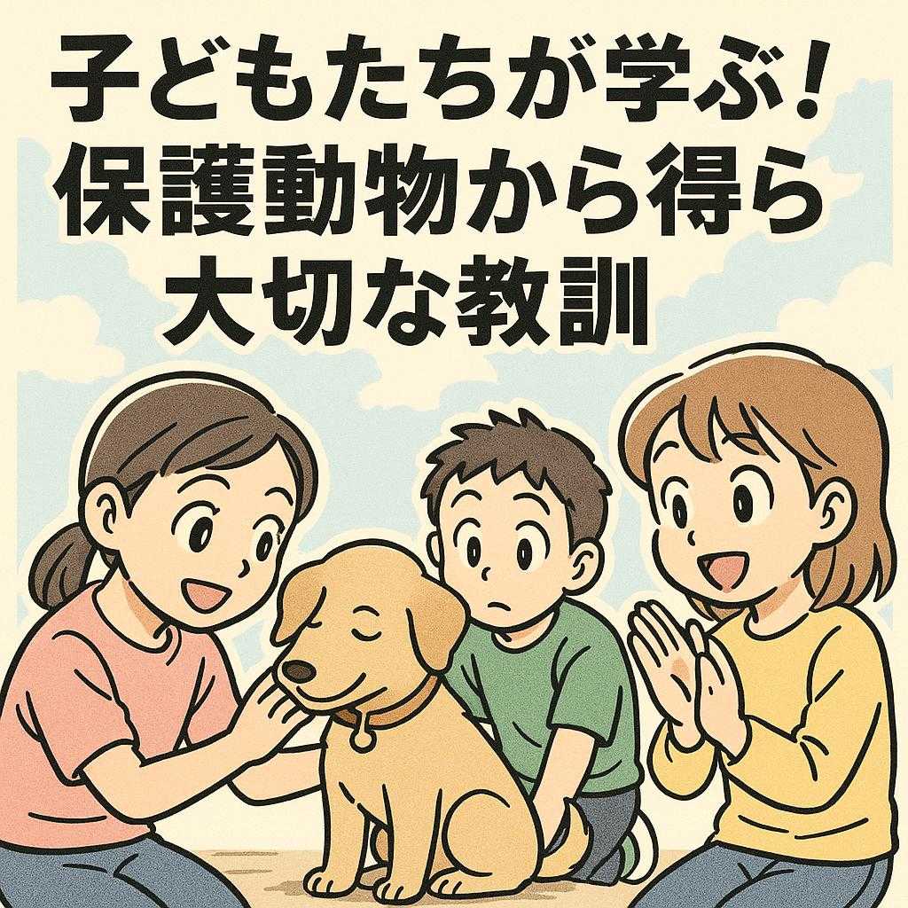 子どもたちが学ぶ！保護動物から得られる大切な教訓