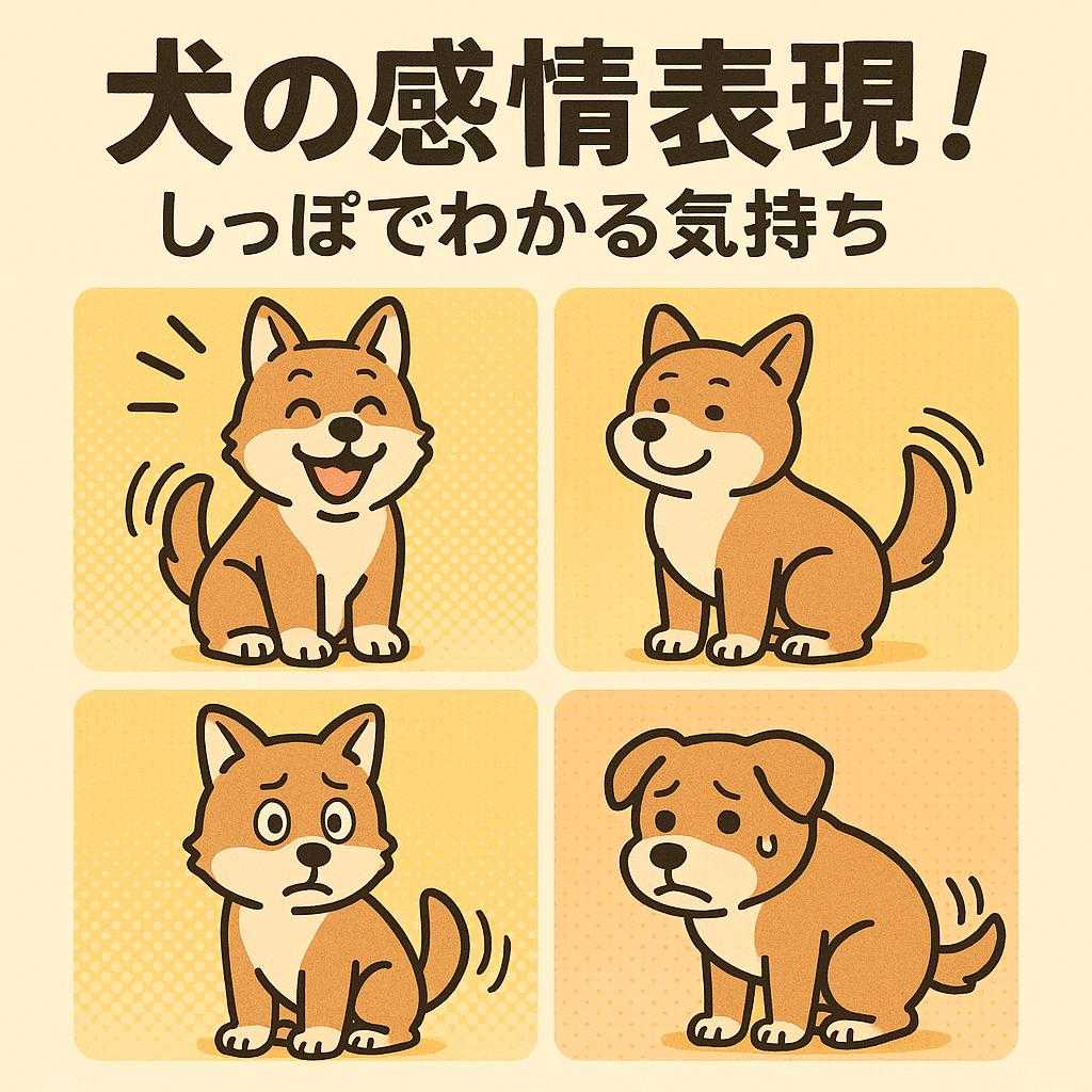 犬の感情表現！しっぽでわかる気持ち