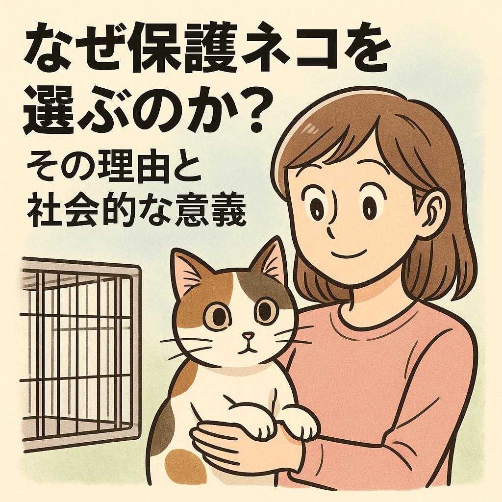 なぜ保護ネコを選ぶのか?その理由と社会的な意義