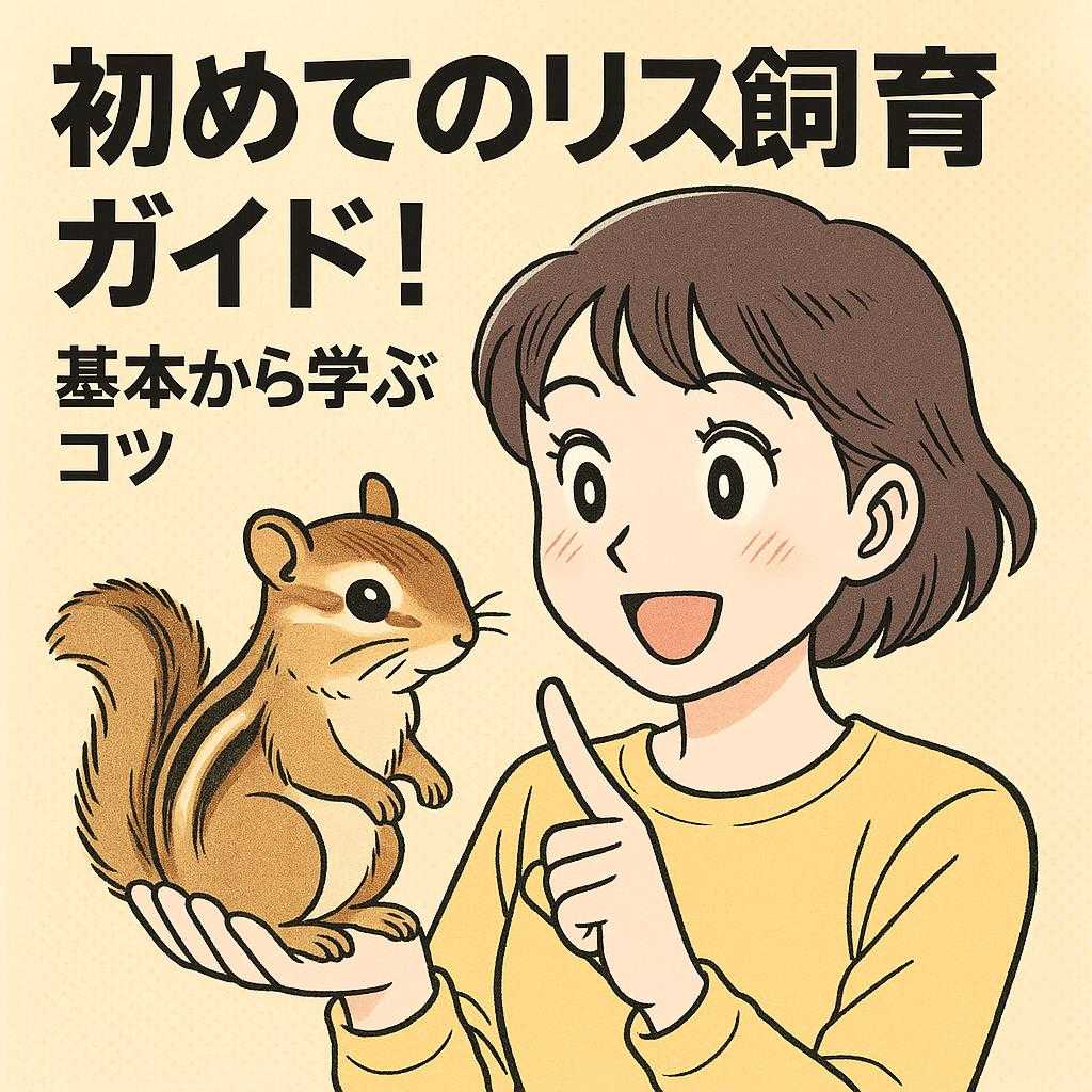初めてのリス飼育ガイド！基本から学ぶコツ