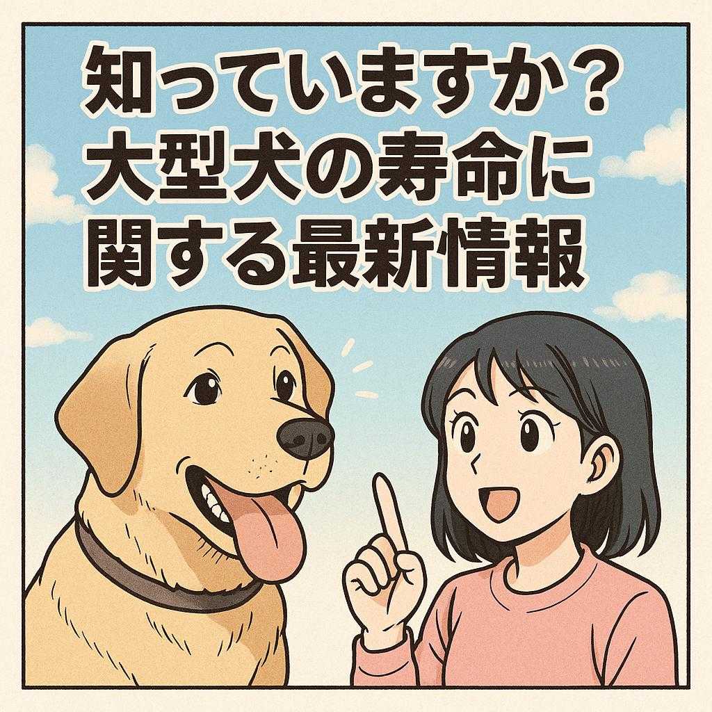 知っていますか?大型犬の寿命に関する最新情報