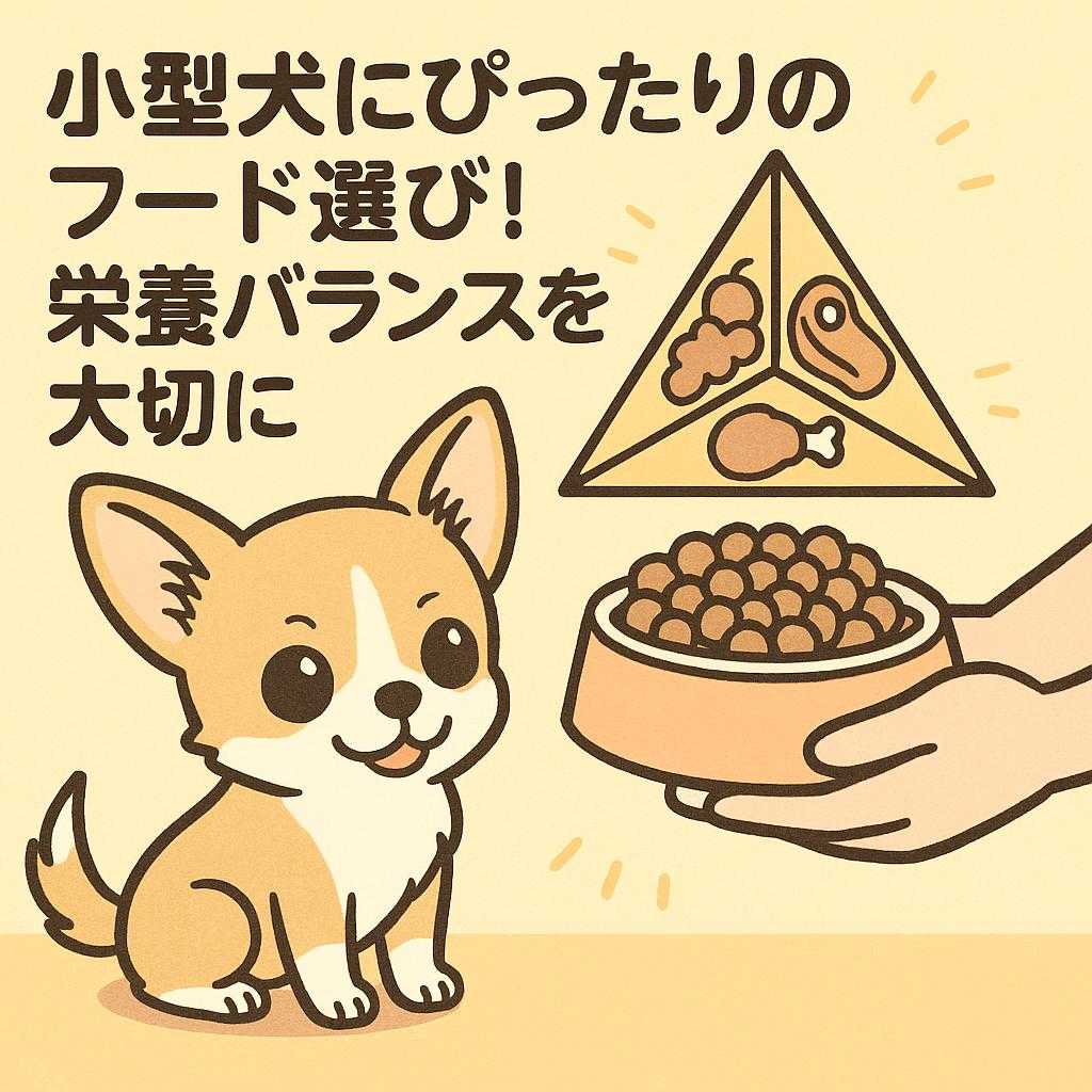 小型犬にぴったりのフード選び!栄養バランスを大切に