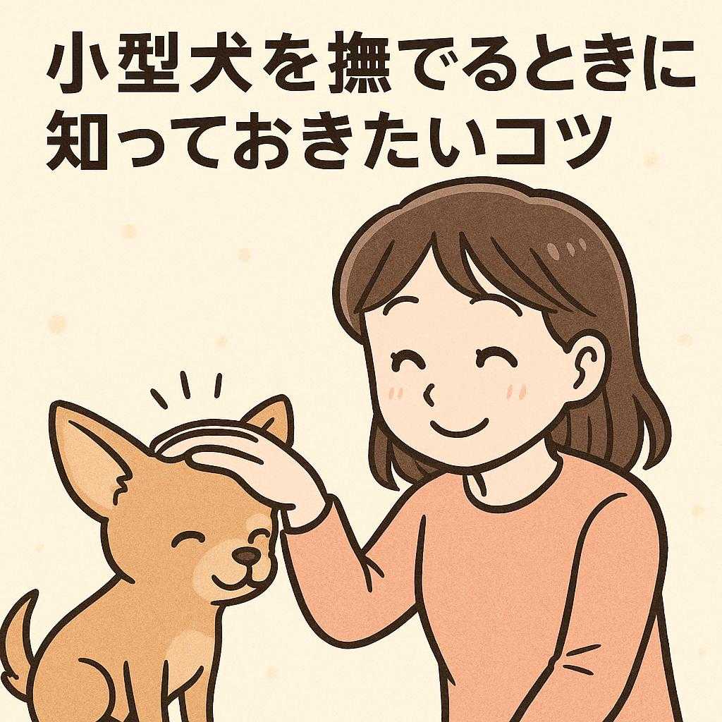 小型犬を撫でるときに知っておきたいコツ