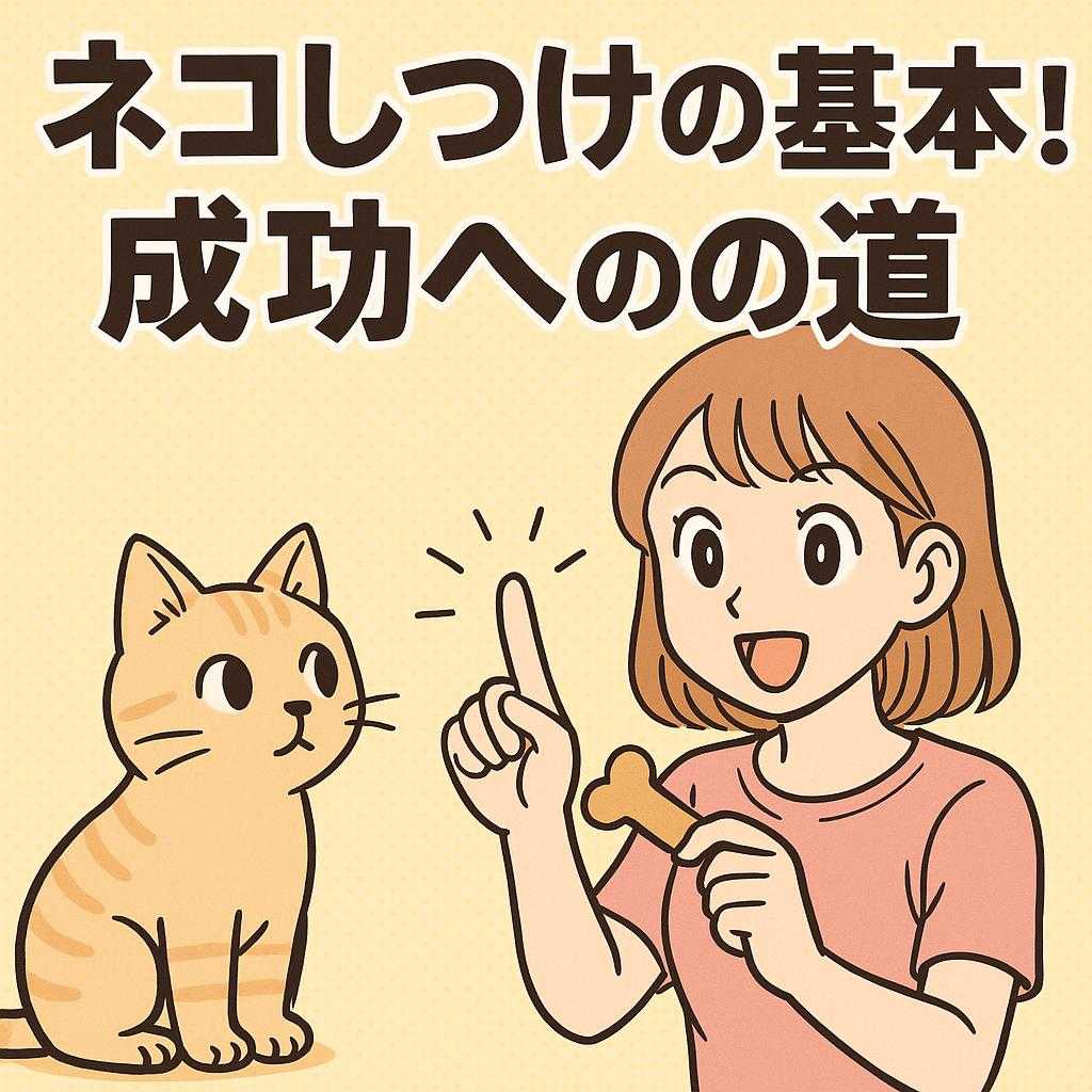 ネコしつけの基本!成功への道