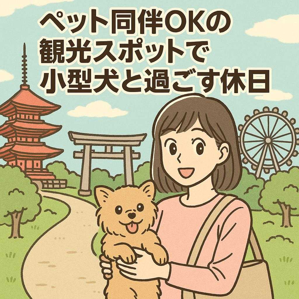 ペット同伴OKの観光スポットで小型犬と過ごす休日