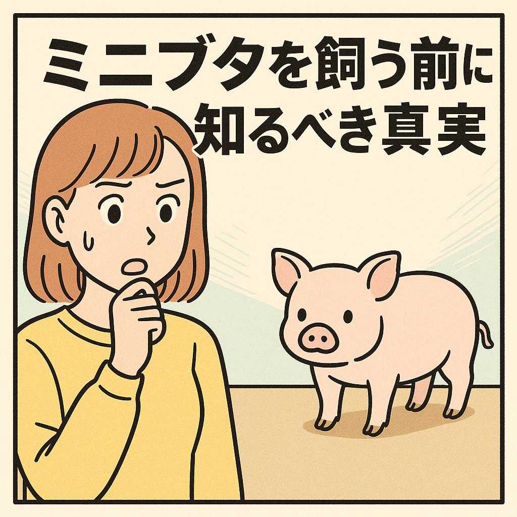 ミニブタを飼う前に知るべき真実