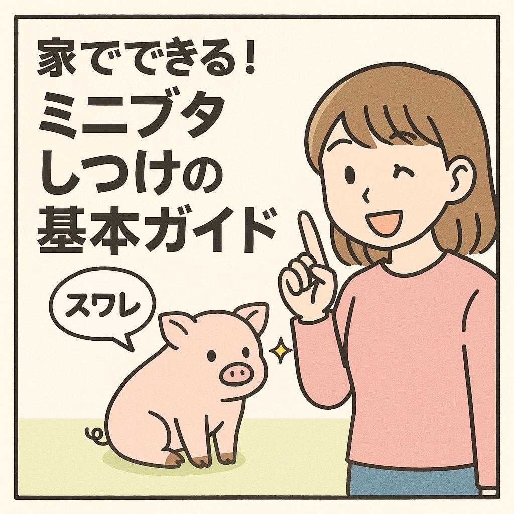 家でできる!ミニブタしつけの基本ガイド