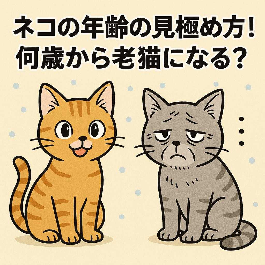 ネコの年齢の見極め方！何歳から老猫になる？