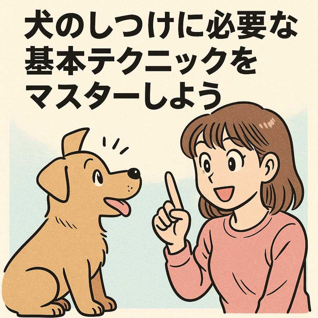犬のしつけに必要な基本テクニックをマスターしよう