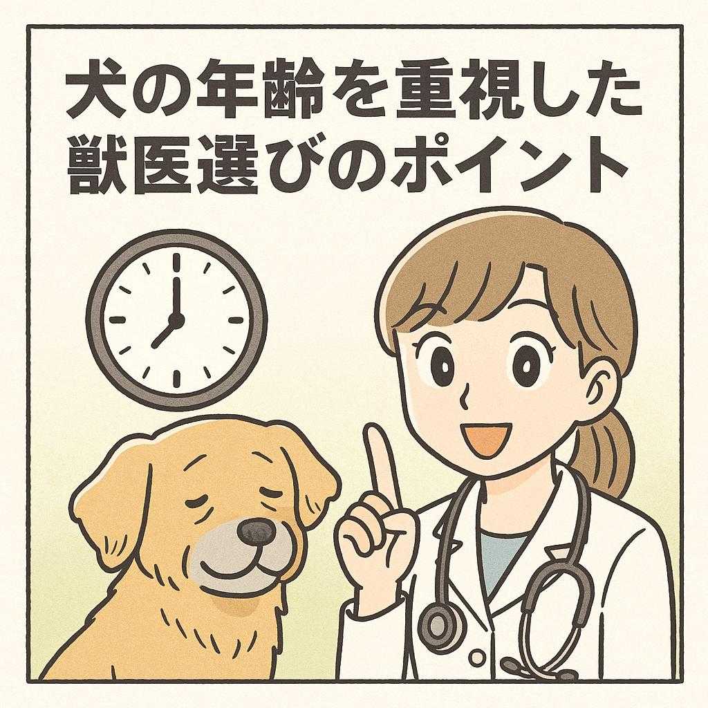 犬の年齢を重視した獣医選びのポイント