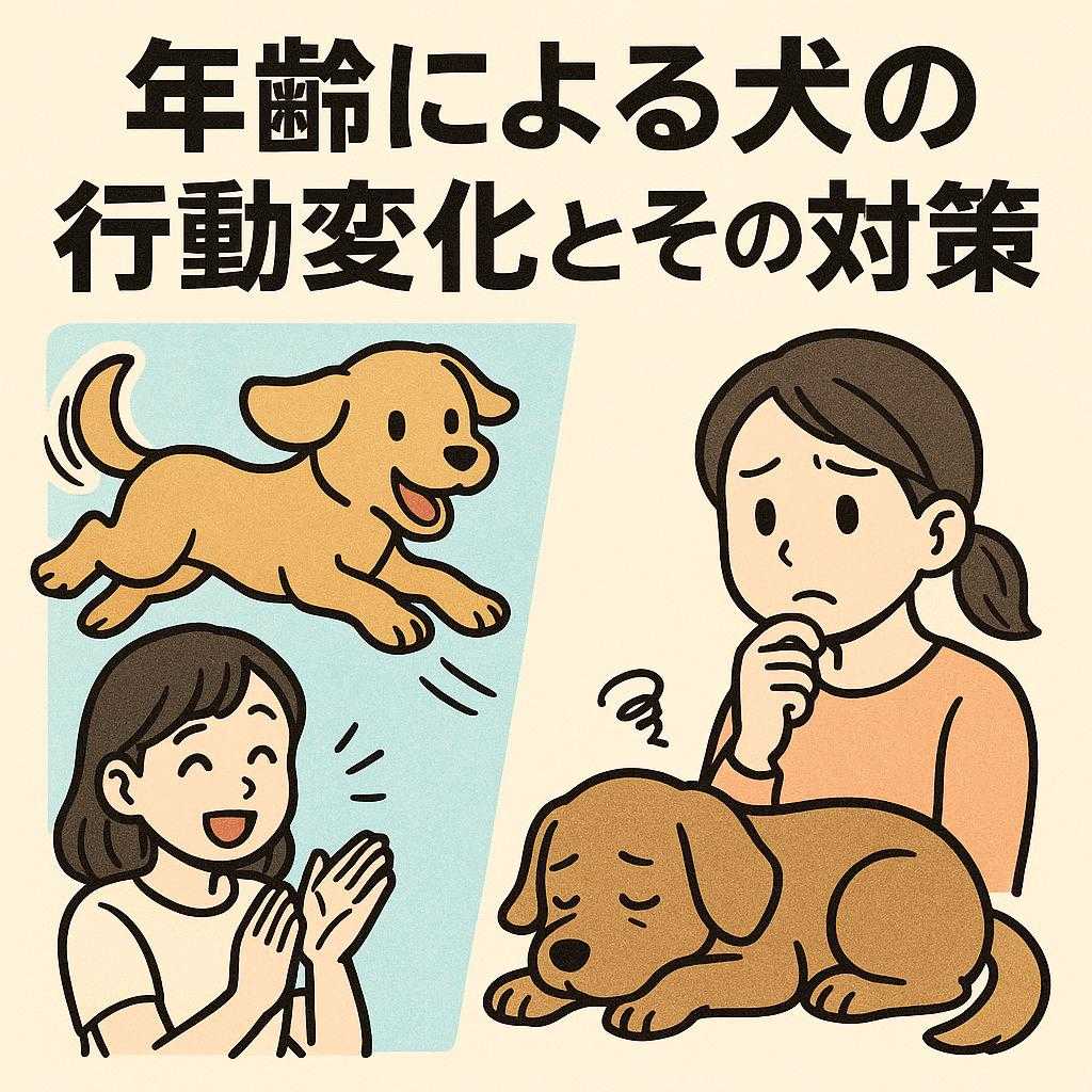 年齢による犬の行動変化とその対策